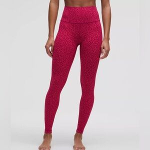 Lululemon Leopard daisy Print Leggings